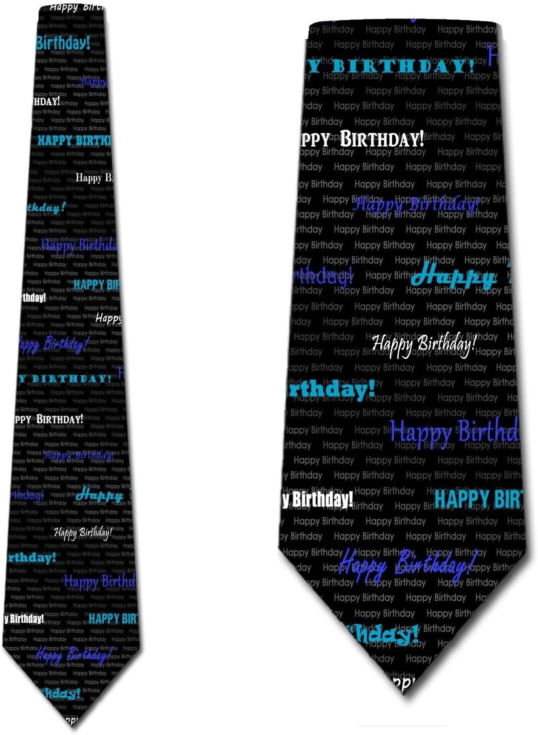 Three Rooker Birthday Men's Neckties Happy Birthday Tie
