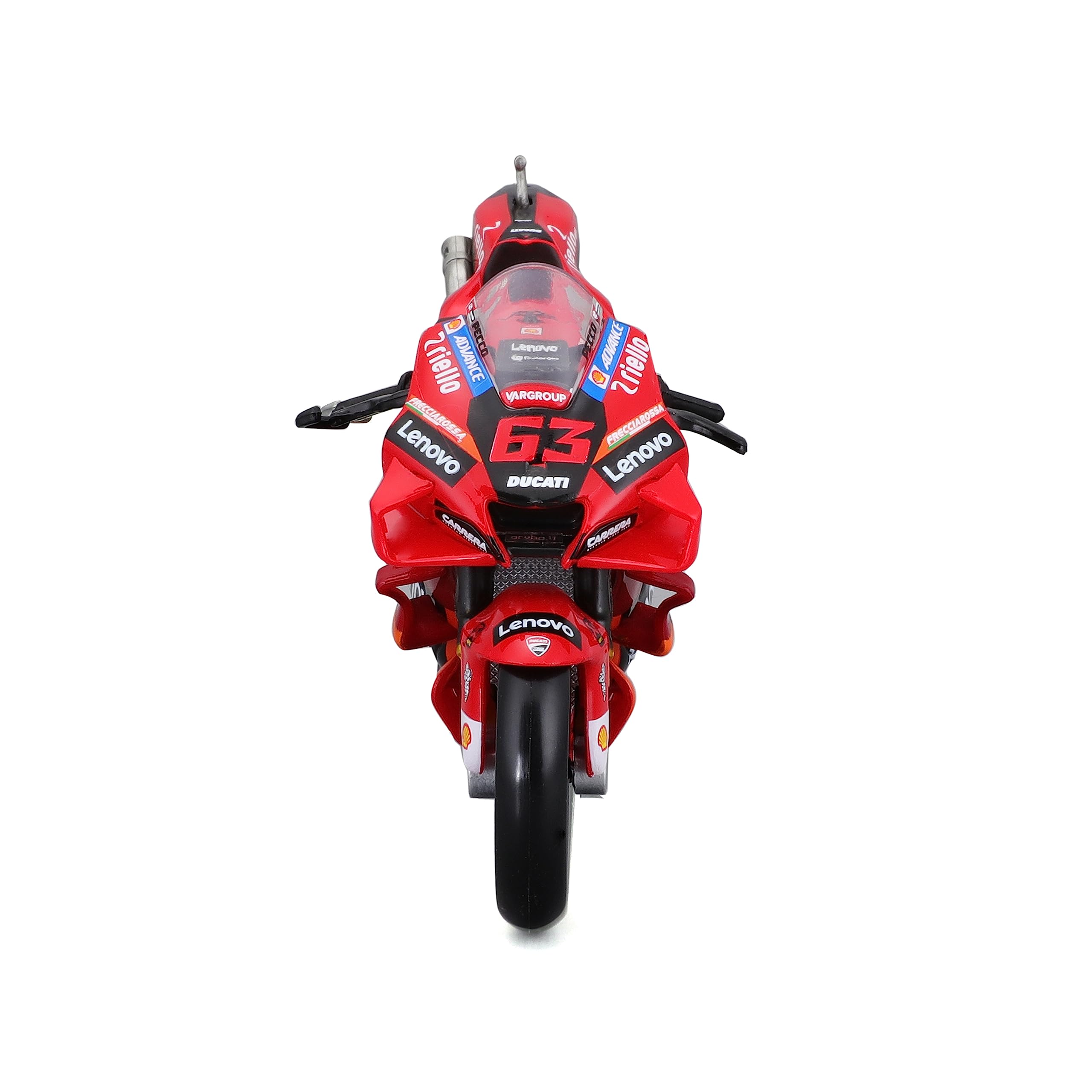 Maisto M32229 - Moto GP Racing Ducati Lenovo 2022#63 Bagnaia - Reproducción del vehículo a escala 1/6 - Juguete para niños a partir de 8 años