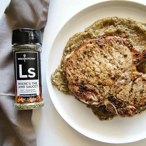 Miniatura 4 de Spiceology & Hell's Kitchen - Where's The Lamb Sauce - Mezcla de menta, romero y especias balsámicas - Condimento multiusos - 2.3 onzas