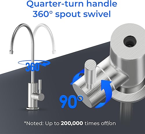 Miniatura 5 de Waterdrop Grifo de agua potable, grifo de ósmosis inversa, grifo de ósmosis inversa, grifo de agua filtrada, grifo dispensador de agua, grifo de