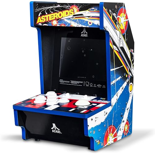 Arcade Classics Atari Asteroids Counter Series Game Machine with 5 Games