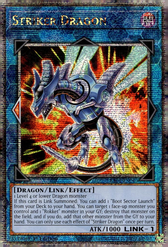 Amazon.com: Striker Dragon (Quarter Century Secret Rare) - RA01