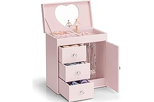 Enchanted Melody: Vlando's Magical Music Jewelry Box for Young Girls