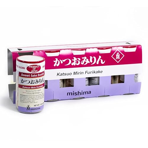 Miniatura 2 de Mishima Katsuo Mirin  Condimento de arroz Furikake  Algas y sésamo preparados  Producto de Japón (paquete de 5)