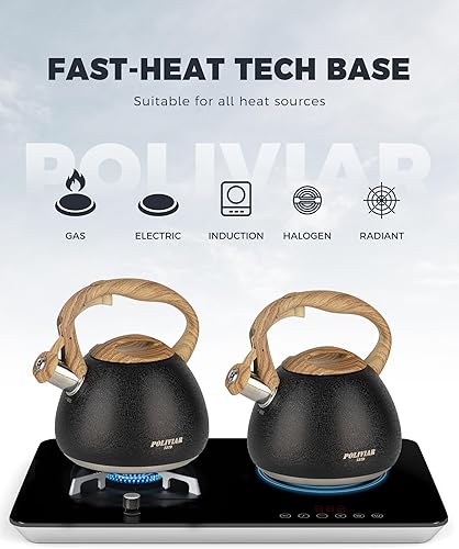 Vista 99 de Pava de té Poliviar, Black Ti Negro Ti