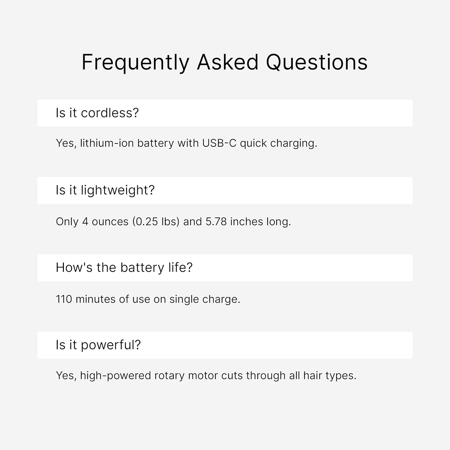 Wahl Professional Peanut Li Cordless Trimmer, Lightweight & Compact, High-Powered Rotary Motor, USB-C Quick Charge, Blue