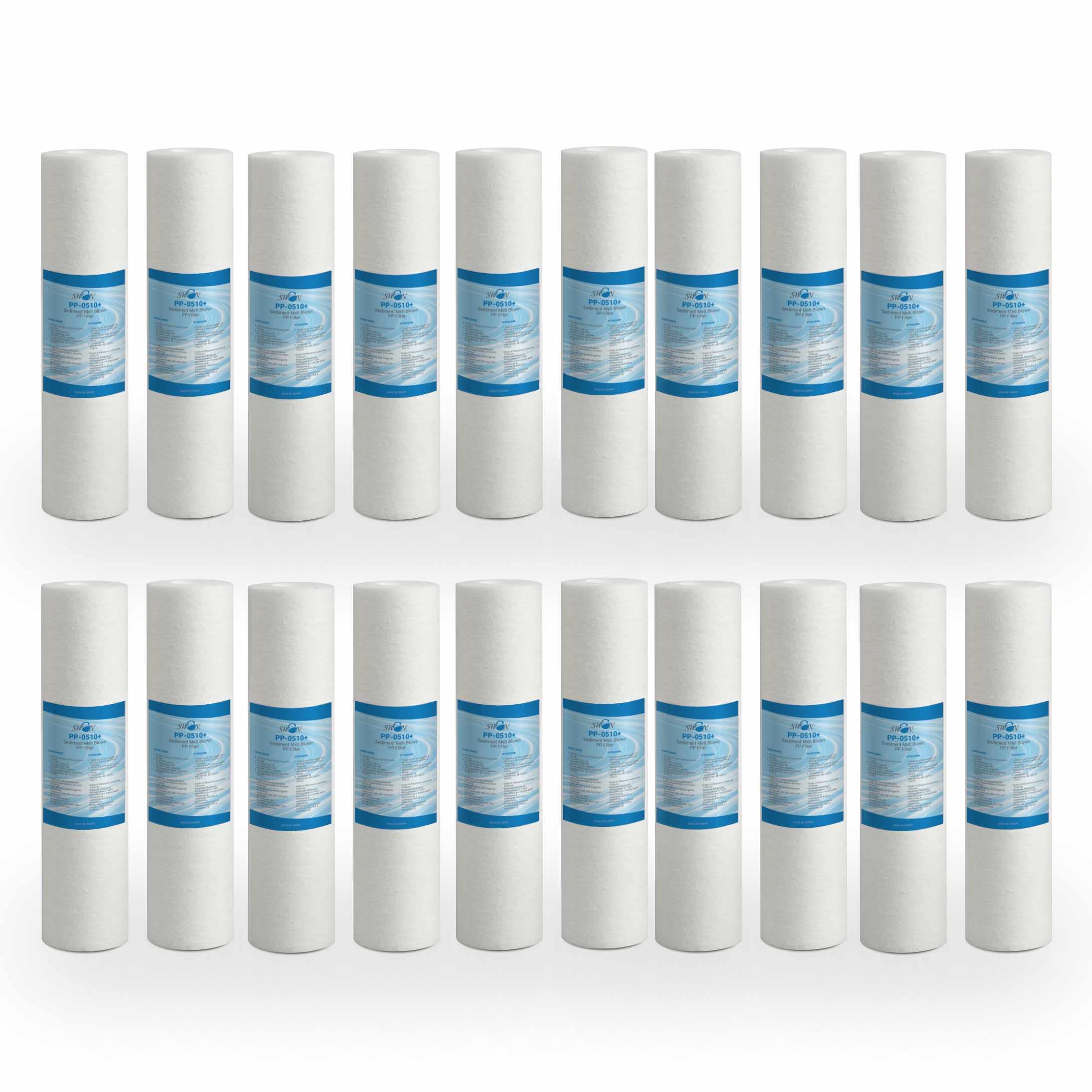 Filtro Sedimenti 20 Pollici 10 Micron Ultrafiltrazione. Elimina Sabbia Fango Particelle Di Ruggine E Impurita Sospese 20 Pezzi 89578431