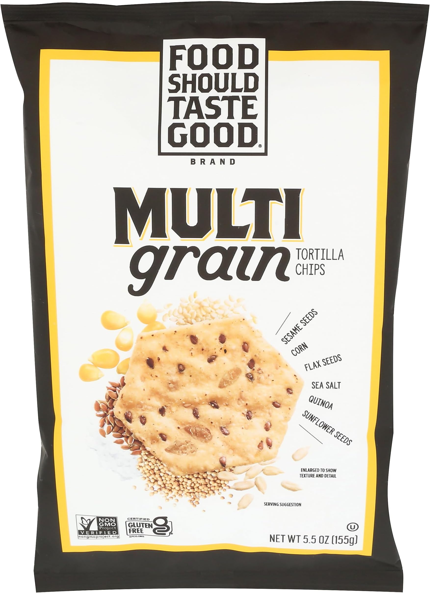 Food Should Taste Good, Chips Tortilla Multigrain, 5.5 Ounce