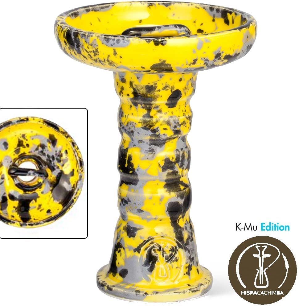 Hispacachimba Paint Created and Handpainted Phunnel Ceramic Shisha Bowl – Hookah Shisha Hookah Pipe – Cascada k-mu Home Edition Model Haeven