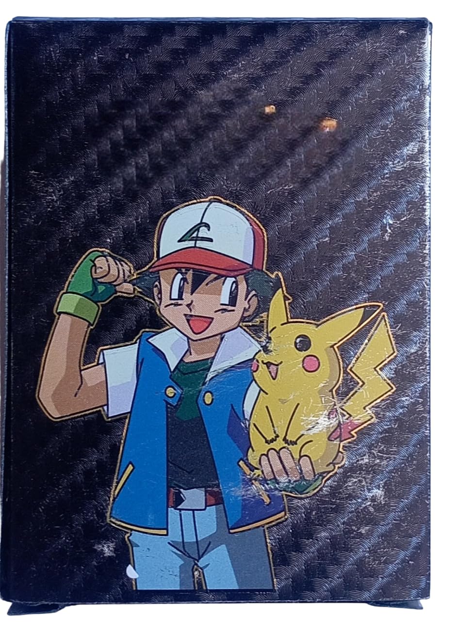 Cartoon-Inspired Fun: 55-Piece Kids Toy Card Set for Endless Playtime Delight (black)