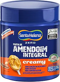 Pasta de Amendoim Integral Zero Creamy Santa Helena 500gr