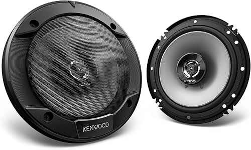 Kenwood KFC-1666S Car Stereo Speaker 6-1/2" 2-Way Speakers with Powerful