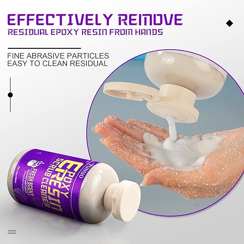 Miniatura 4 de PUDUO Limpiador de resina suavizante de agua, removedor de resina epoxi, herramientas de eliminación de resina, limpiador para resina epoxi, resina