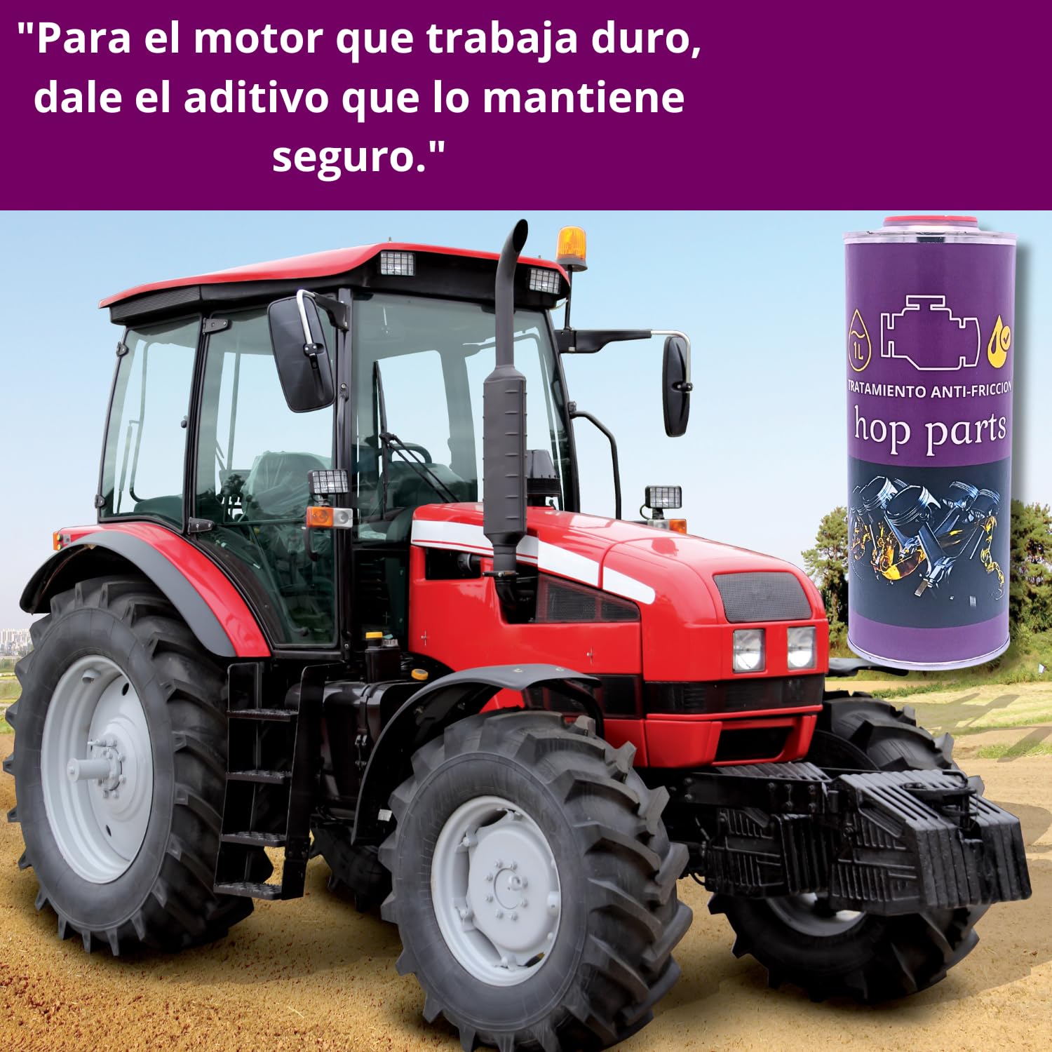 Tratamiento Antifricción Cerámico para Motores Industriales y Agrícolas 1 Litro