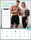 Arboleaf Smart Scale with BMI, Body Fat, Muscle Mass, Digital Personal Scales for Body Weight, 14 Body Composition Metrics, Large LED Display, Accurate Weighing Machine, App Sync gallery image