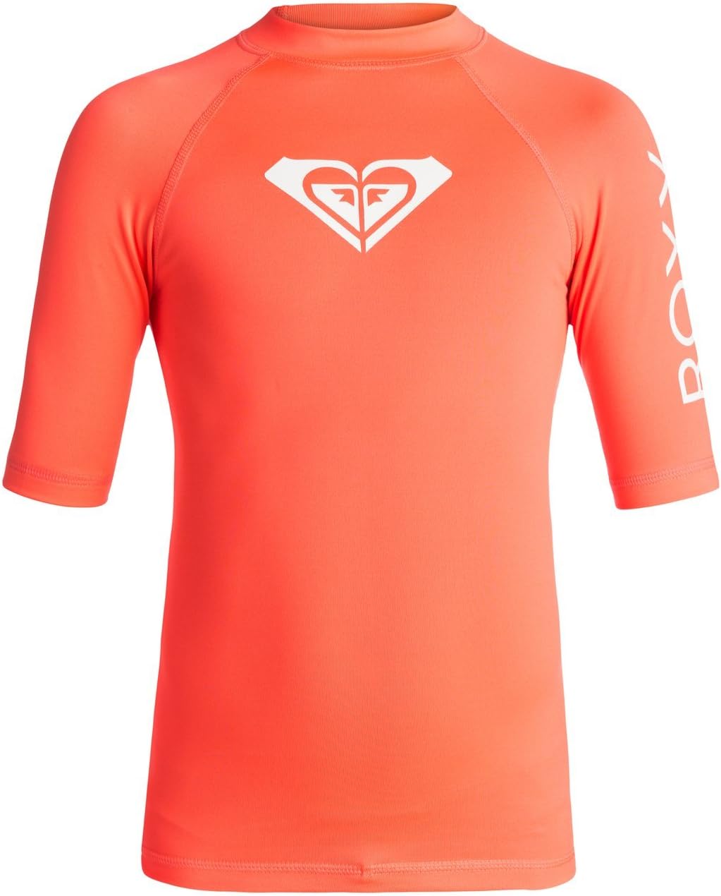 Roxy Girls' Whole Hearted Short Sleeve Rashguard