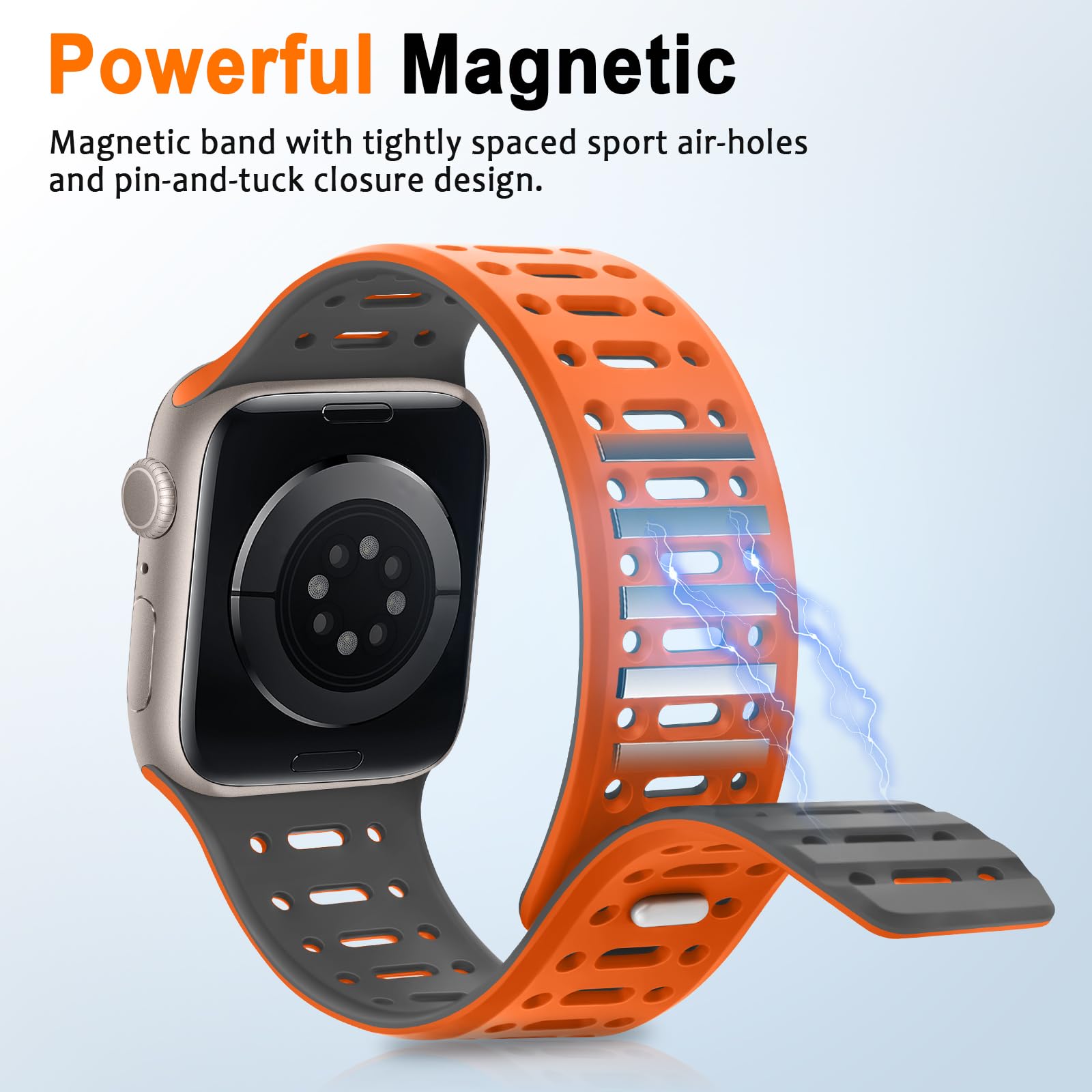 ZZDZZ Compatible with Apple Watch Straps 49mm 46mm 45mm 44mm 42mm 41mm 40mm 38mm - Image 4