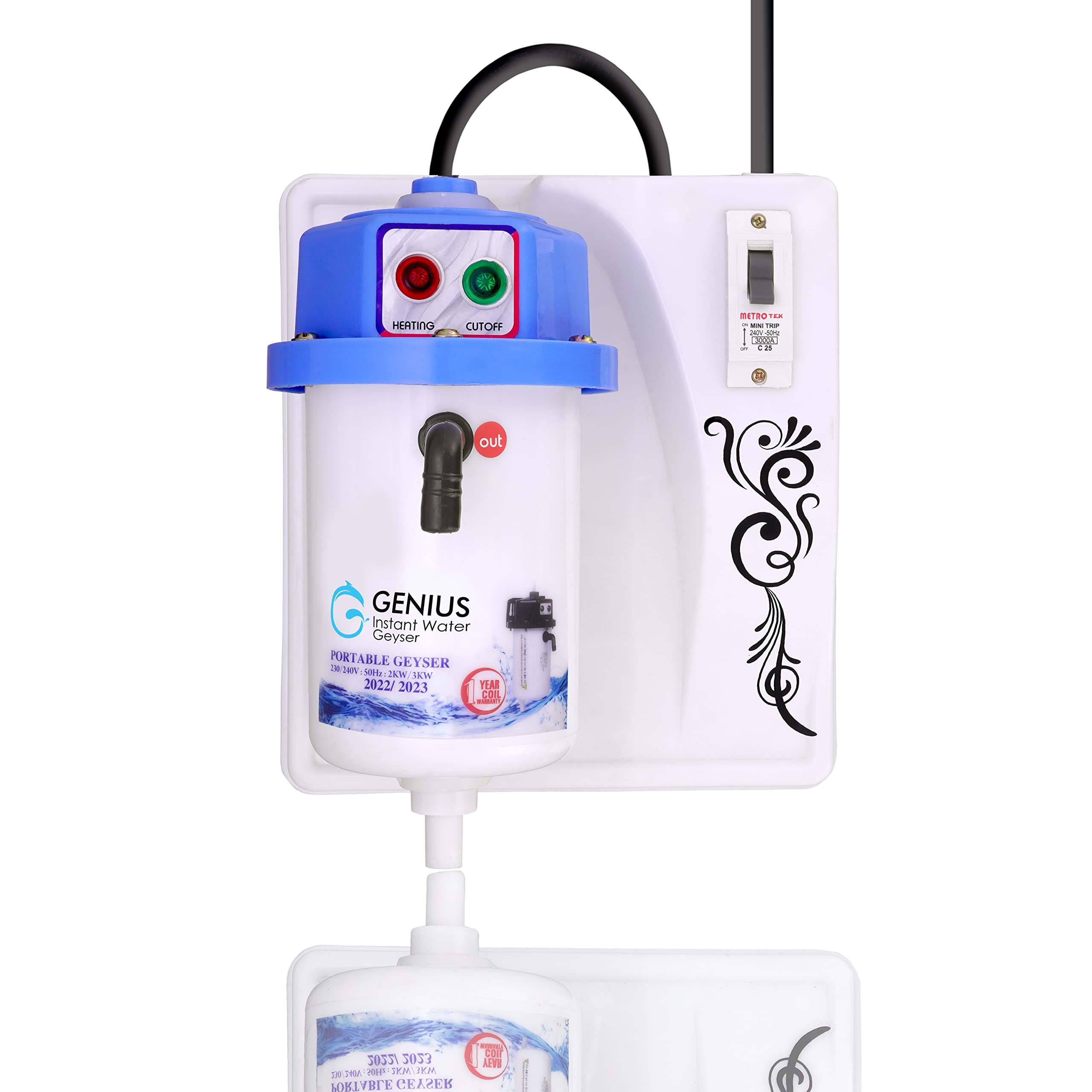 Buy 1 L Instant Water Geyser (Instant Water Geyser, Water Heater, Portable Water  Heater, Geysers Modal No:-1008 Online at Low Prices in India - Amazon.in