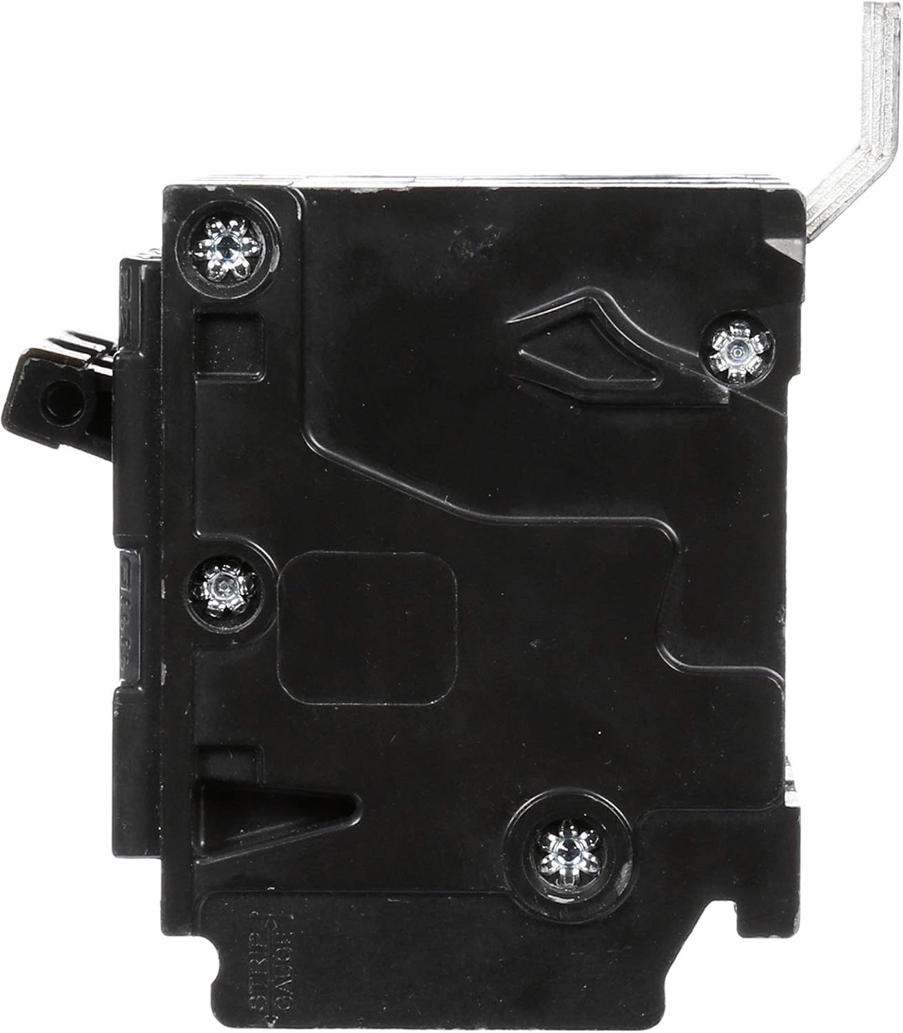 옆 view of Siemens B370 circuit breaker, showing mounting mechanism