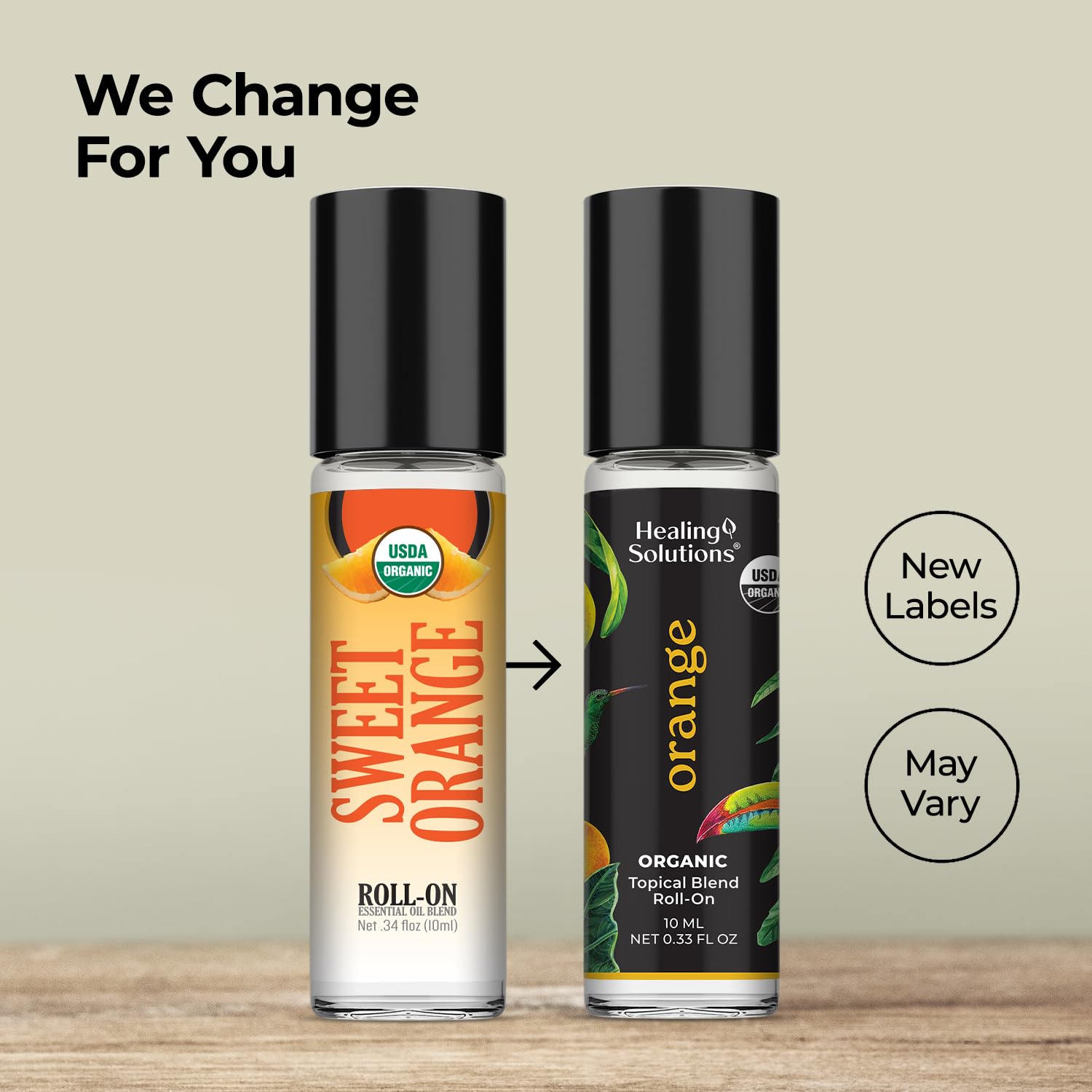 Healing Solutions (2 Pack) USDA Certified Organic Ylang Ylang Perfume Roll-On - Ylang Ylang Essential Oil Roller for Skin & Sleep: Orange 0.33 Fl Oz (Pack of 2)
