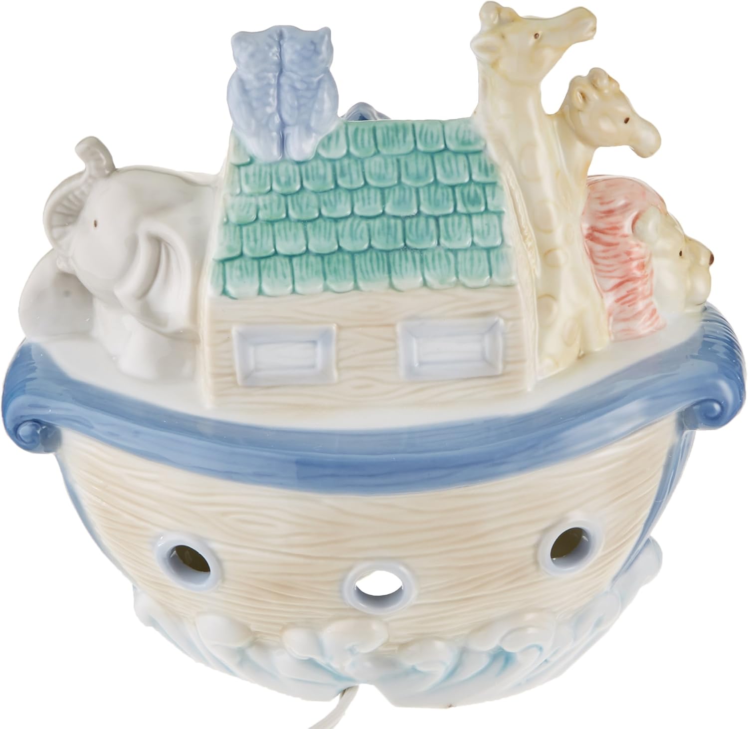 Cosmos 5654 Ceramic Noah's Ark Night Light, 6-1/4-Inch