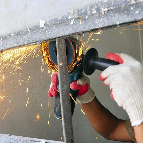 Miniatura 7 de WORKPRO - Juego de 20 discos de solapa 4 de 127 cm tamaño de eje de 222 cm rueda amoladora abrasiva T29 de circonia y disco de lijado de solapa