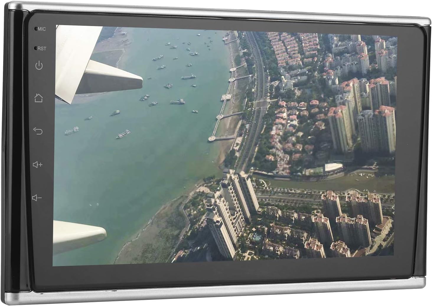 Pyhodi 9 inch HD LED Car TV Headrest Monitor MP5 Player with Remote Control, Support USB FM AV Input Output, Smart Audio Video Entertainment System for Car and Home Use, Pyhodigipyf6wgk0