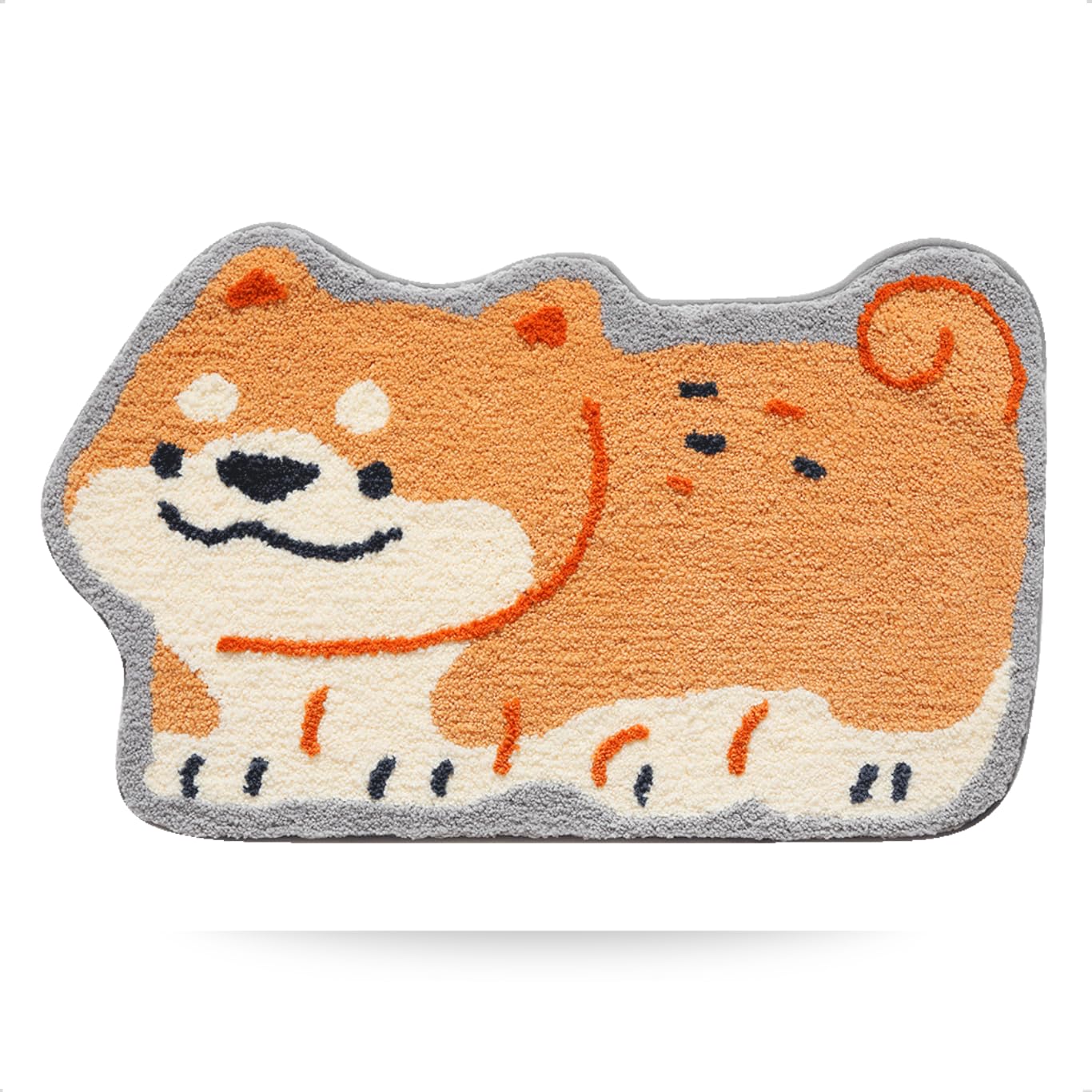 Cute Animal Rug Adorable Mat Cartoon Floor Mats Non Slip Extra Absorbent Soft Bath Rug Machine Washable Bathtub