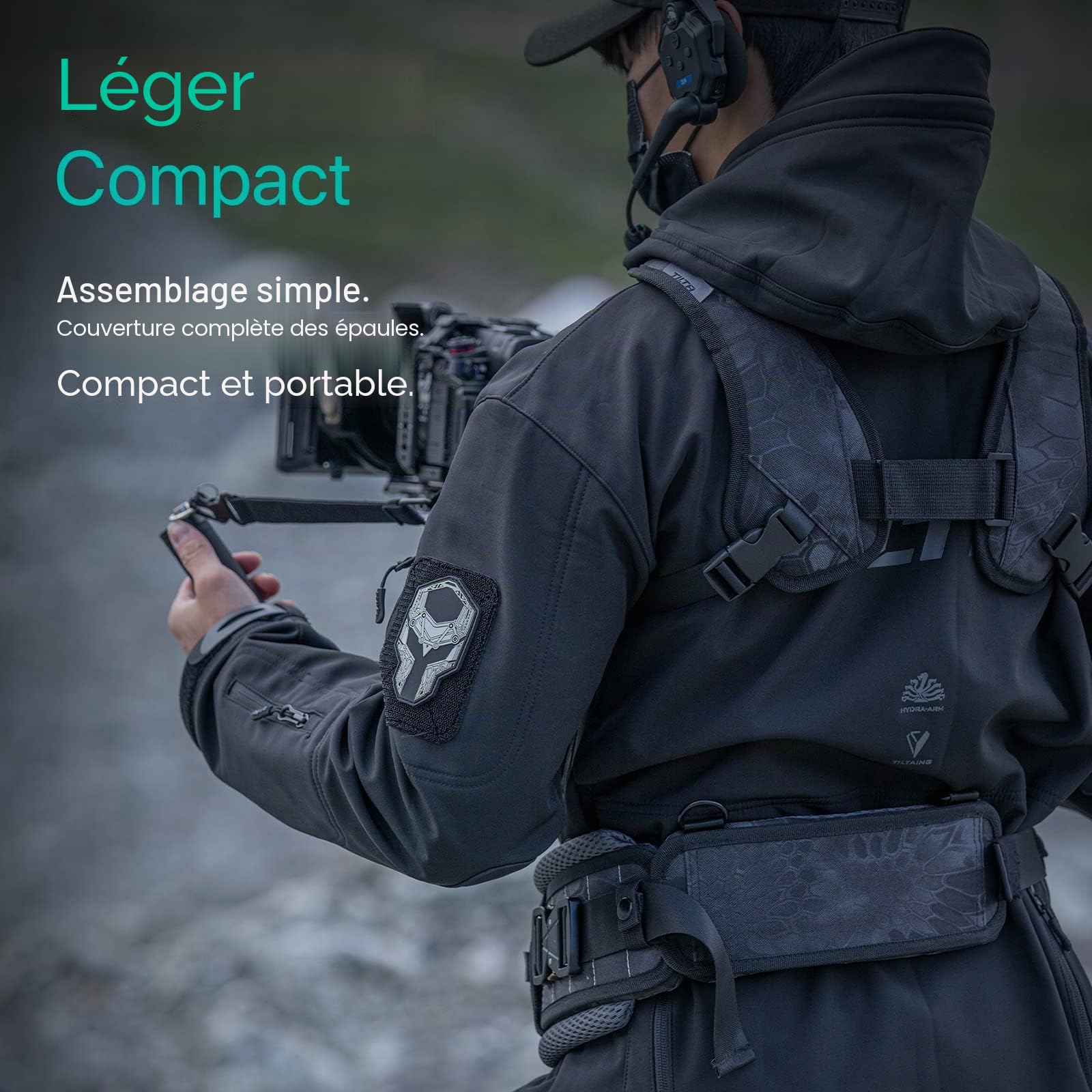 Tilta GSS-T04 Gimbal Support Vest léger Compatible RS 2/RS 3 Pro/RSC 2/RS 3