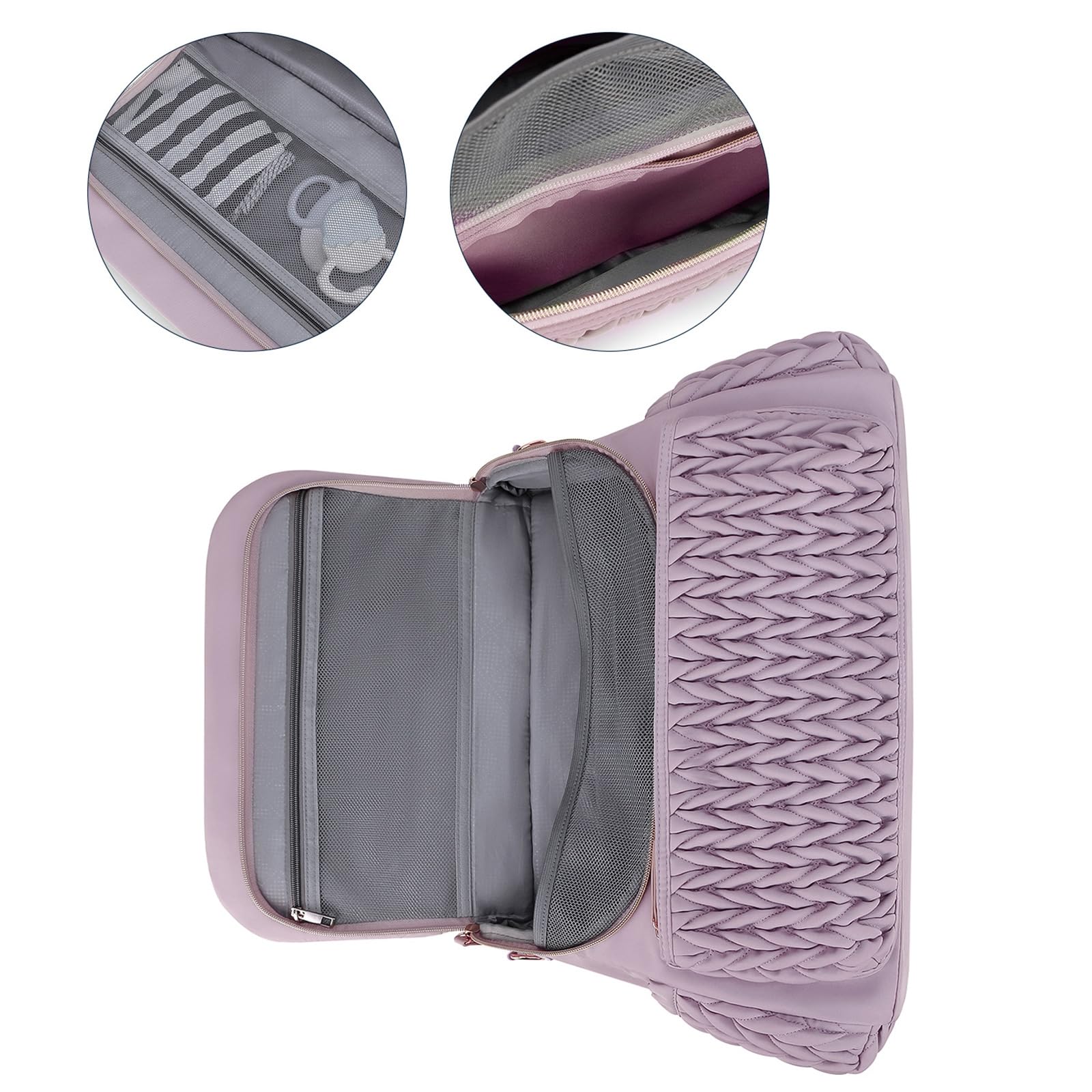 Essential Bolso cambiador multifuncional para bebé, con almohadilla intercambiable, multifuncional, grande, para todas las excursiones