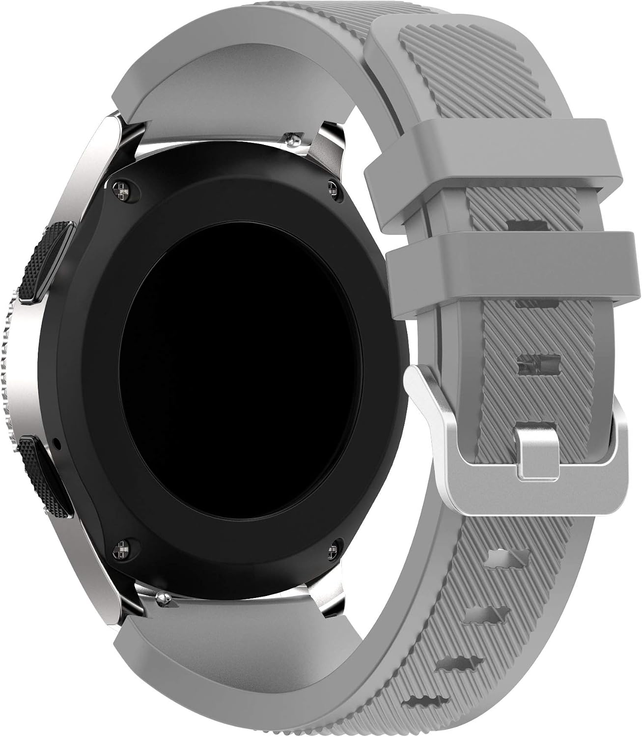 CSVK Compatible with Samsung Galaxy Watch3 45mm/Galaxy Watch 46mm/Gear S3 Frontier/Classic Watch Band Soft Silicone Sport Strap Wristband Bracelet