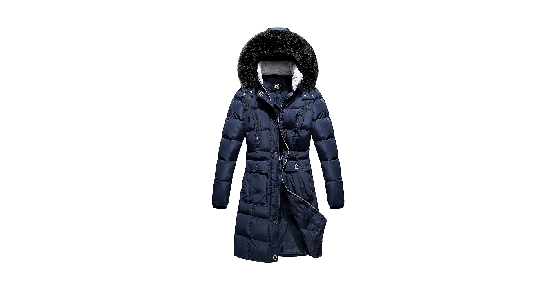 Amazon.com: ELORA Heavyweight Women's Winter Coat: Vegan