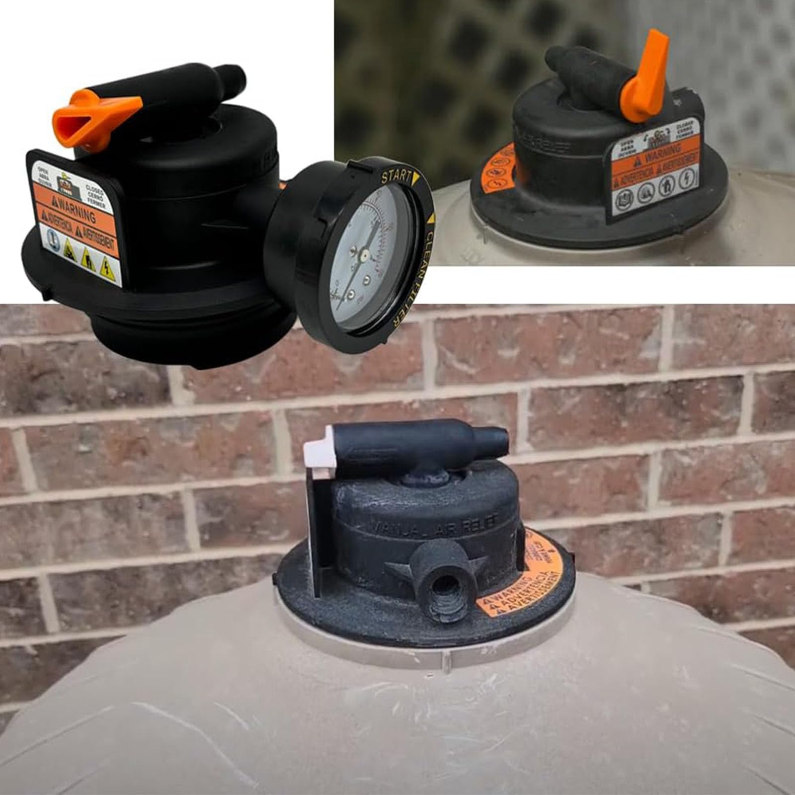 Generisch Conjunto de ventilación manual de plástico DEX2420MAR2