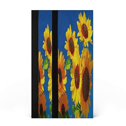 KLL 2 Pcs Refrigerator Door Handle Covers Dishwashers Grill Microwave Cabinet Door Cloth Protect Kitchen Appliance Clean, Sunflower