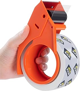 STICK UP Heavy Duty Packing Tape with Dispenser, 1 Roll, 1.88" x 65 YDs,