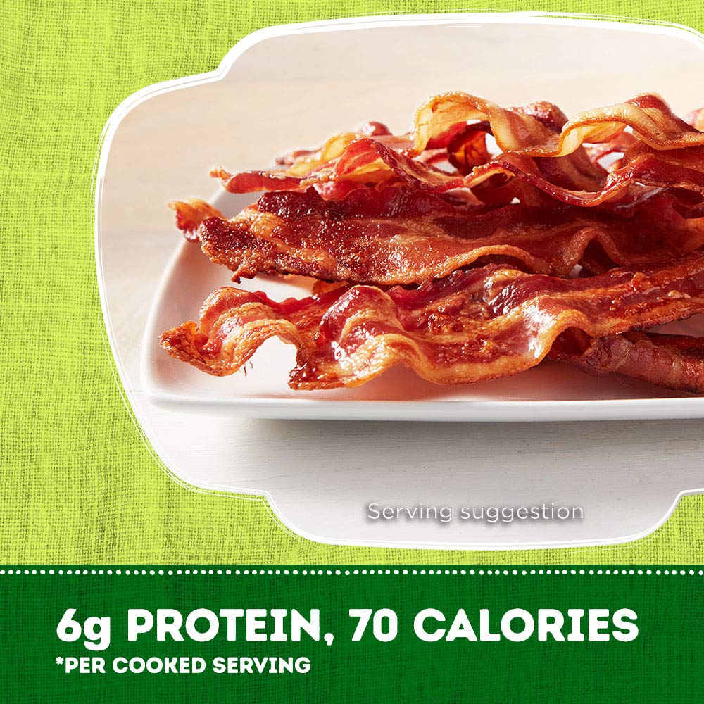 Hormel Natural Choice Fully Cooked Uncured Bacon, 2.5 Oz (Pack of 4)