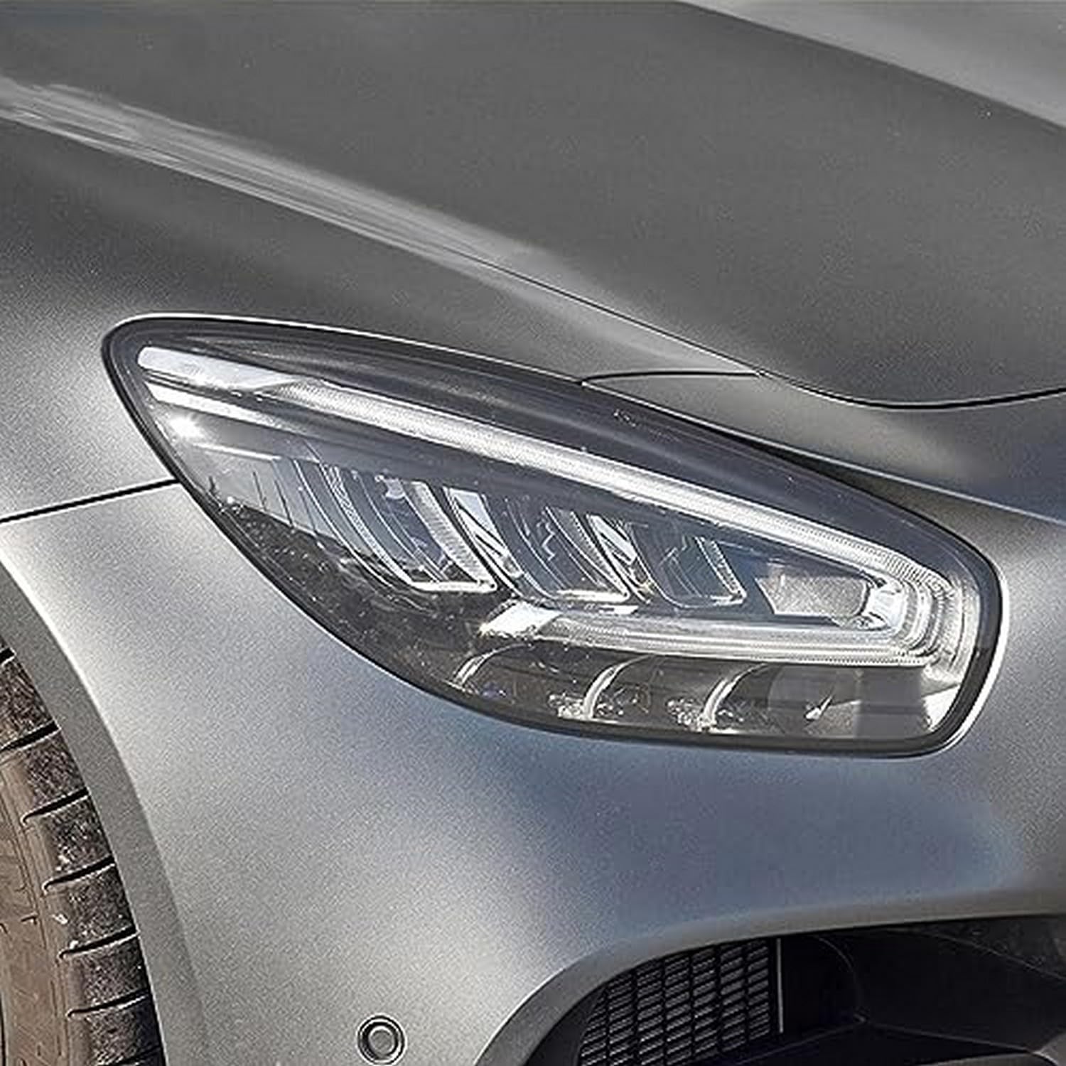Film phare en TPU Mercedes AMG GT : protection active anti-rayures et UV