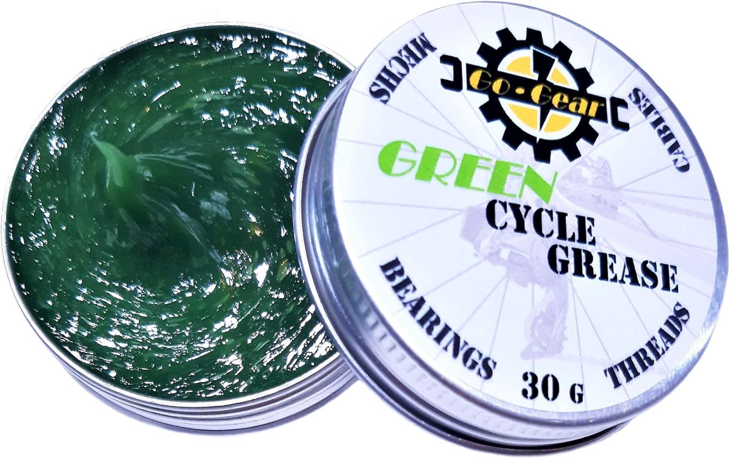 GoGear GREEN CYCLE GREASE Lubricant For Bikes, Cycles, Bicycles, Bearings, Threads, Gears 30g