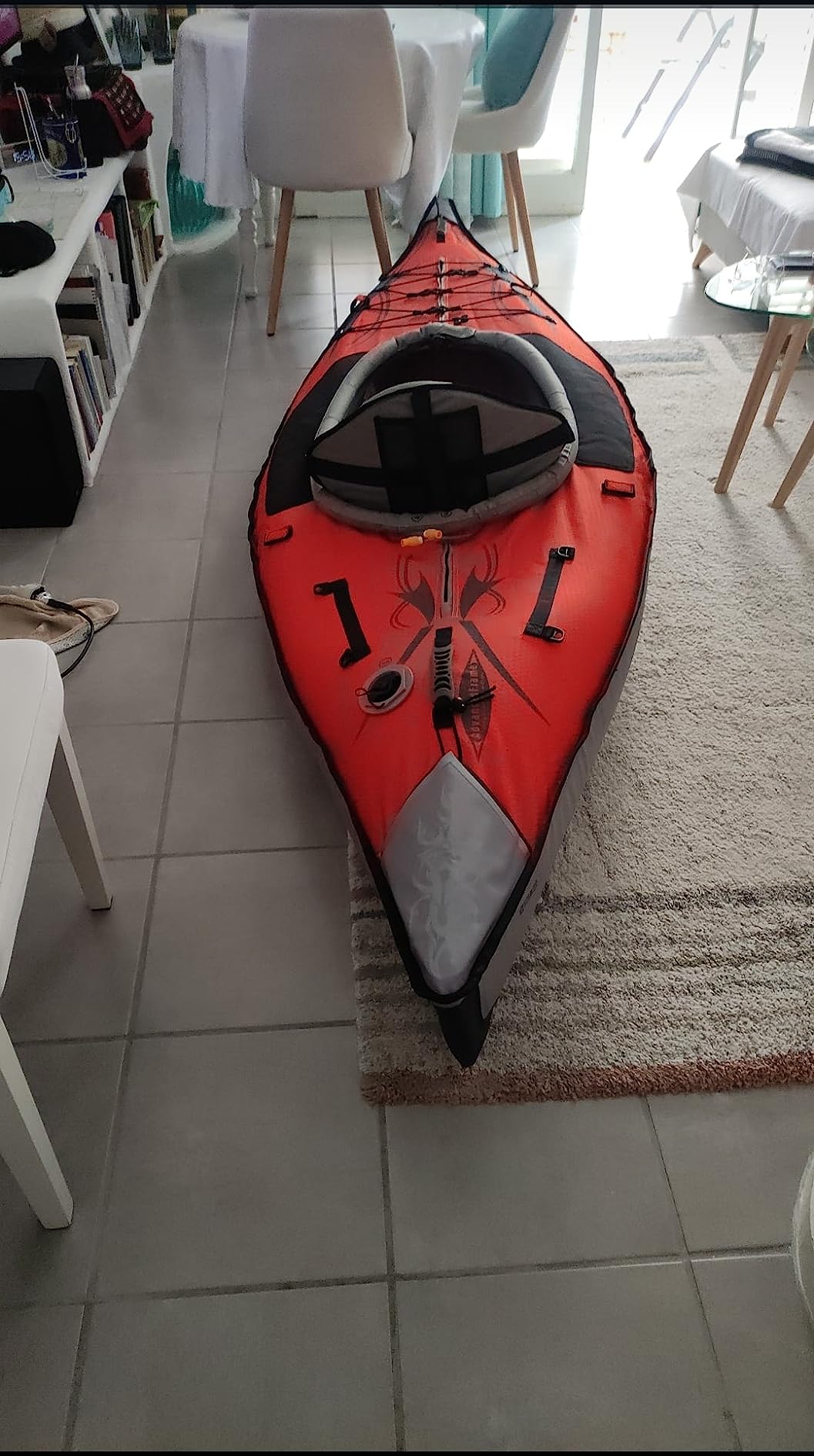 Advanced Elements AE1012R AdvancedFrame Kayak, Unisex Adulto, Rojo