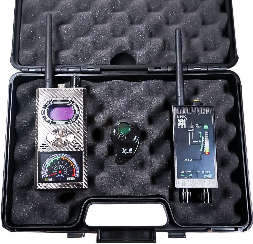 Kit profesional Detector Avanzado de Microspies, GPS y Cámaras Espía Ocultas (Floor 8000 + M99) – Juego multifunción doble protección anti-espionaje – Detección profesional microcámaras