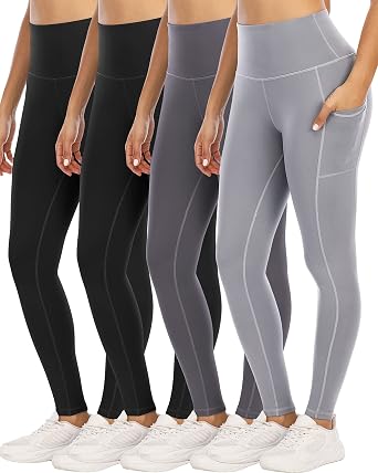 Amazon.com: YOUNGCHARM 4 Pack Leggings 