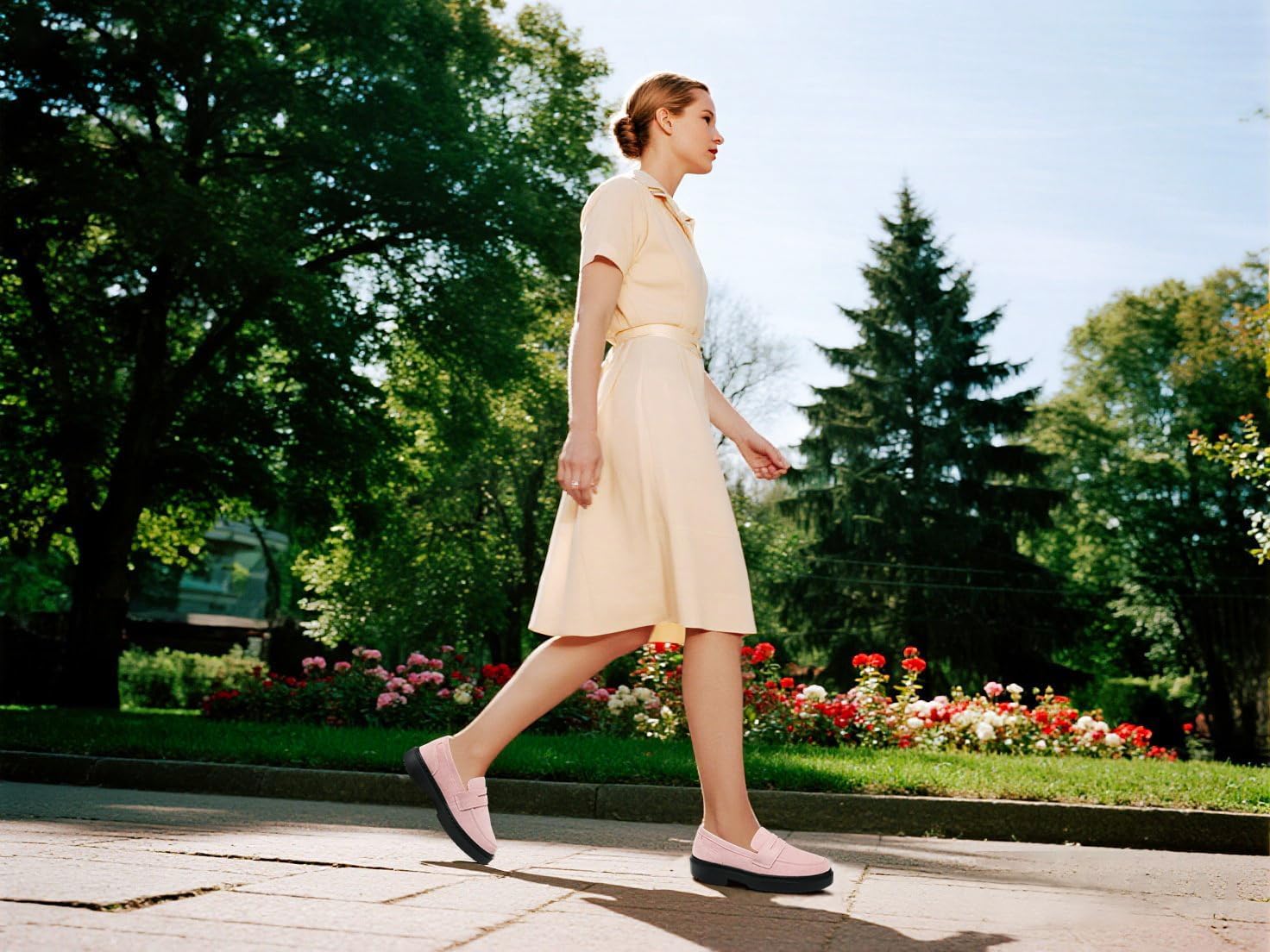 BEAUSEEN Women's Suede Penny Loafers Casual Lightweight Slip On - Comfortable Walking Shoes,Chic Flat for Work & Travel - Image 2