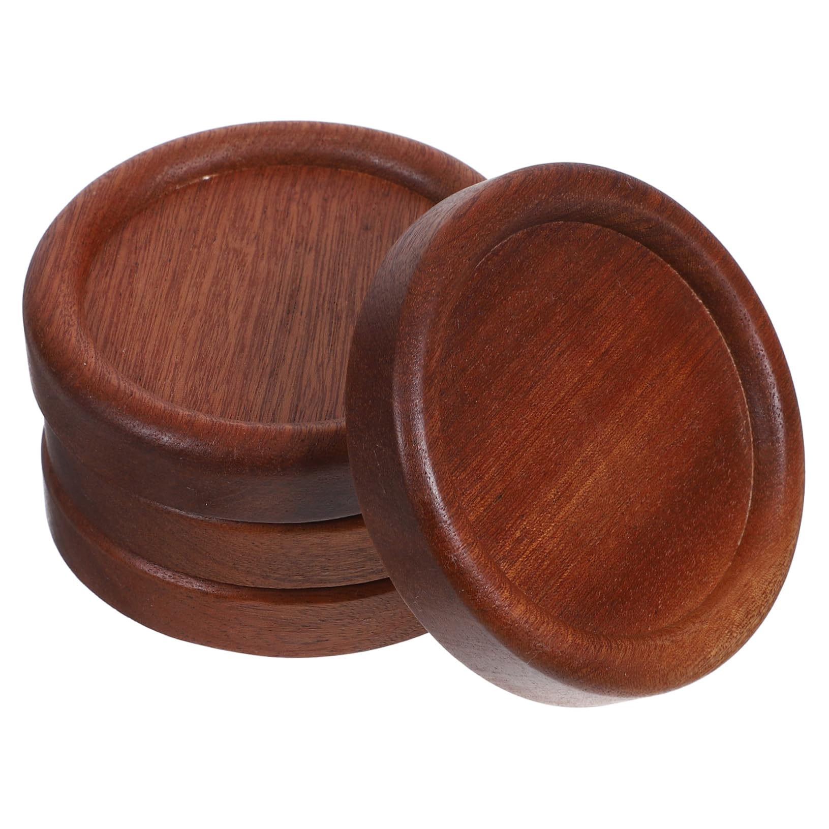 20 Pcs Dessous De Verre Rétro en Bois Massif sous-Verres en Bois pour La Maison Dessous De Verre Tapis De Tasse en De Tasse Anti-Brûlure De Tasse À La Maison