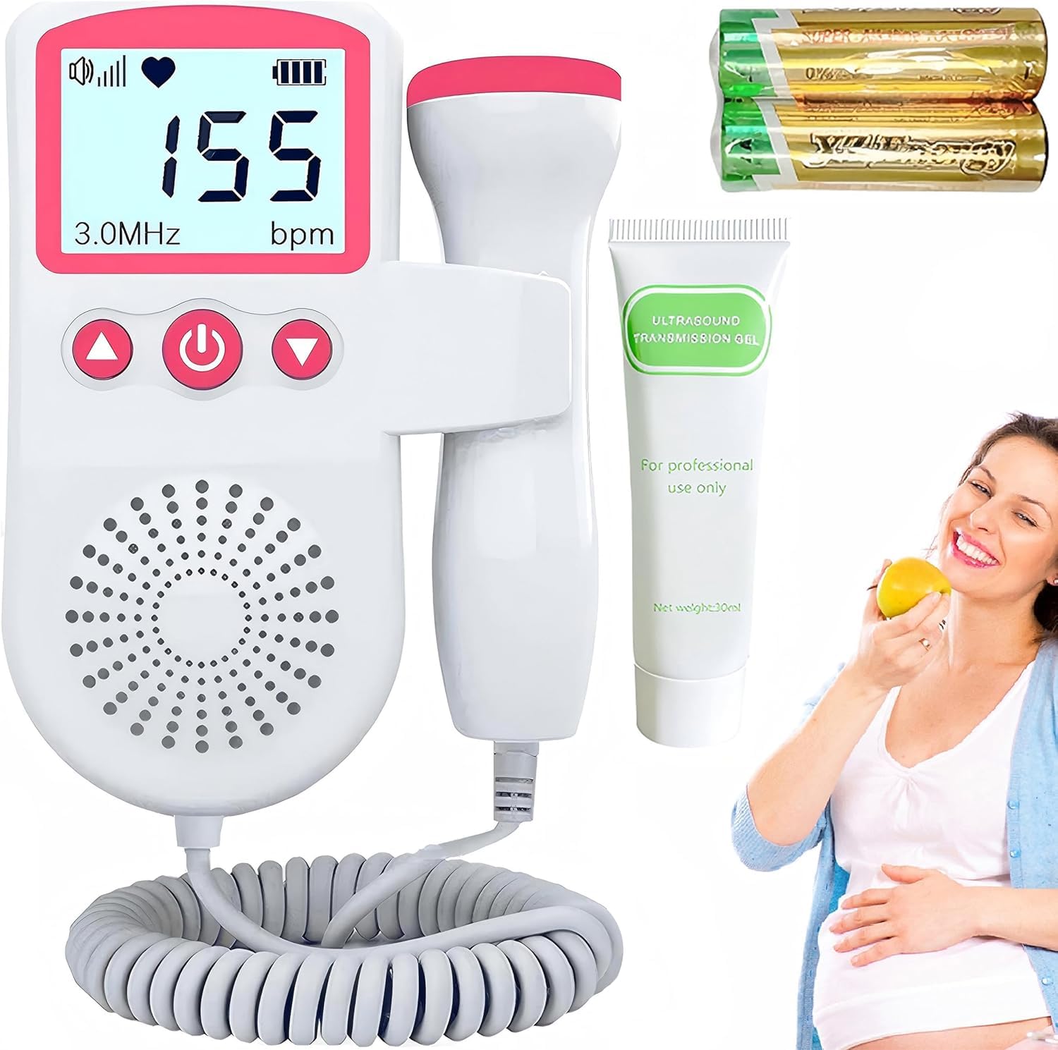 Bag for Baby Monitor Easy to Use at Home Accessories Fetal Pregnancy Women Heartbeat Portable Doppler XY34