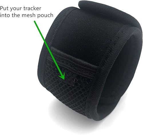 Miniatura 3 de Wanty Pulsera de brazo con hebilla ancha ajustable con bolsa de malla para Fitbit Inspire 3/Versa 4/Charge 3/Charge 6/Galaxy Fit3/FITVII/WHOOP 4.0