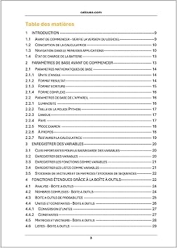 CALCUSO Guidebook compatible with calculator NumWorks - 164 pages in 17x24cm - Quick-start reference with practical examples and exercises