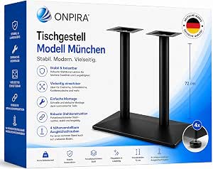Tischgestell für Bodenmontage Bistrotisch Untergestell Tischfuß Gastro