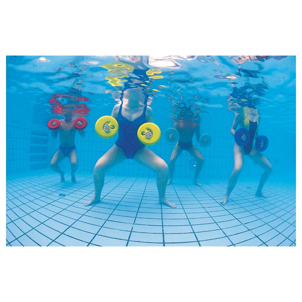 BECO AquaDisc SZ Aqua Training Trainingsscheiben Aqua Hanteln Paar grün