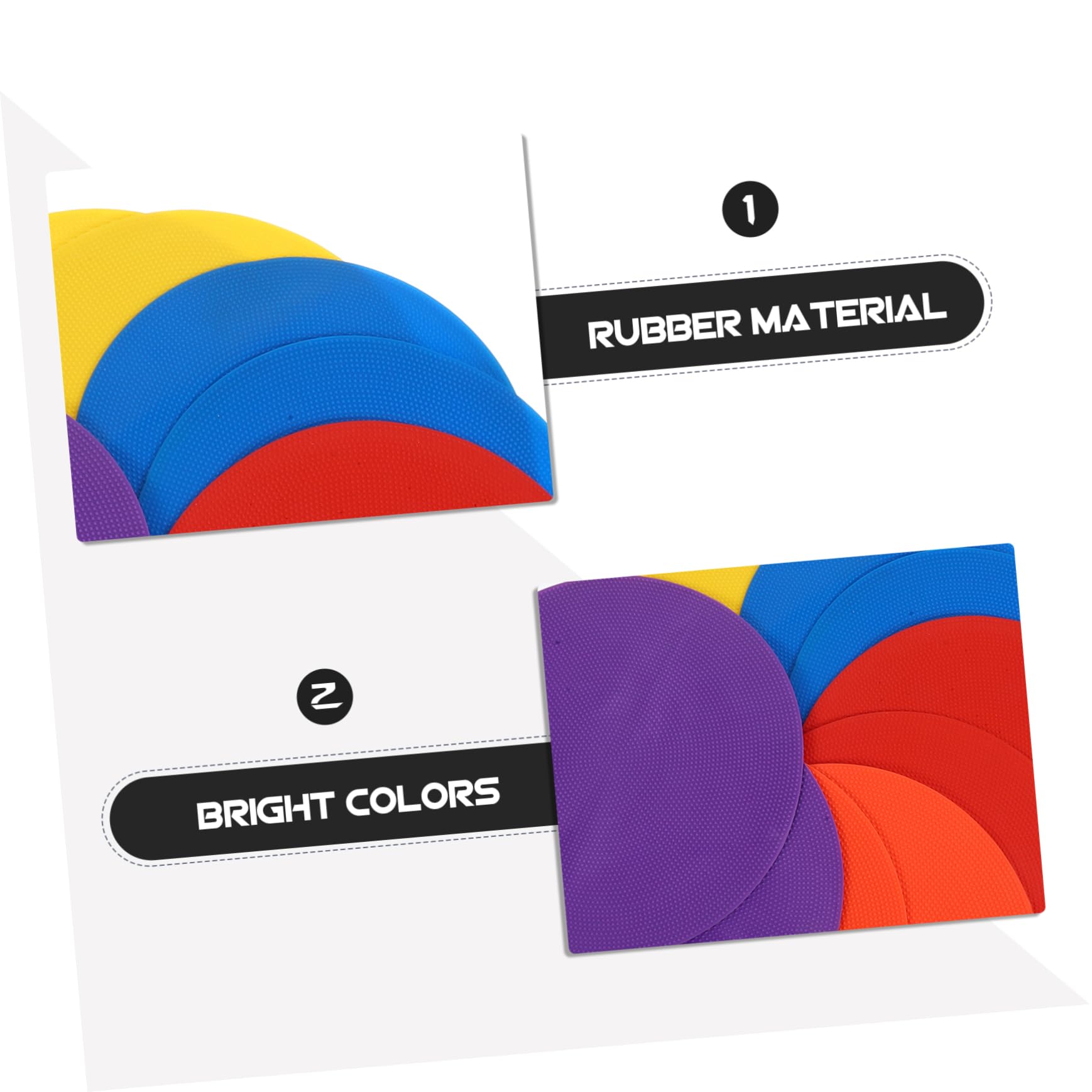 POPETPOP Professional Soccer Training Equipment 10 Pack Anti-Slip Basketball Cones Football Training Sign Pads Sports Equipment