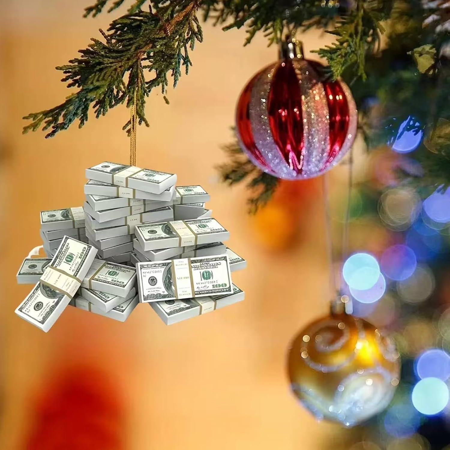 210 Pcs Mini Dollar Bills Set 1:12 Dollhouse Miniature Scene Prop Money Realistic Mini Minature Things Stuff for Doll House Accessories Decorations